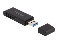 Čtečka karet (SD, miniSD, RS-MMC, TransFlash, MMCmobile, microSD, MMCplus, MMCmicro, microSDHC, SXC, microSDXC, MMC II, TurboSD, Turbo miniSD, technologie MultiMediaCard Dual Voltage, technologie RS-MCC Dual Voltage) - USB 3.2 Gen 1