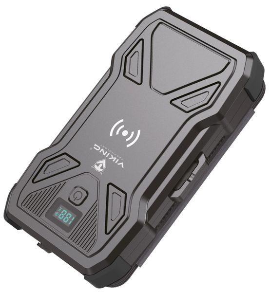Solární powerbanka VIKING TYR II/Output:1xUSB-C,2xUSB-A/Wireless charge 15W max/20000mAh/LED světlo