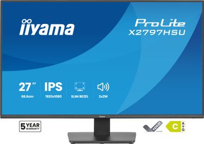 iiyama ProLite/X2797HSU-B1/27"/IPS/FHD/120Hz/4ms/Černá/5R