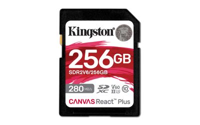 Kingston Canvas React Plus/SDXC/256GB/UHS-II U3 / Class 10