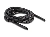 Spirálový obal na kabel - 2 m - černá