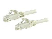 Category 6 - 24AWG (N6PATC5MWH) - Patch kabel - RJ-45 (M) do RJ-45 (M) - 5 m - UTP - CAT 6 - provedení bez hrbolků - bílá