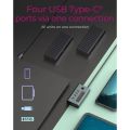 RAIDSONIC ICY BOX USB Hub, 4portové, USB C/4x USB C