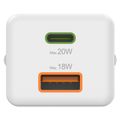 HAMA Rychlonabíječka, USB-C/A PD/QC 20W