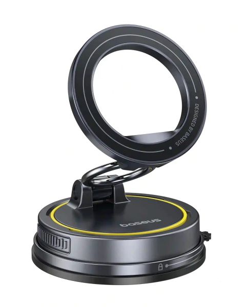 Baseus VC2 Flex Suction Cup Magnetický Držák do Auta Cosmic Black