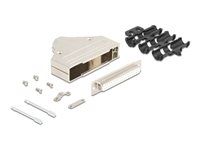 Sub-D connector housing 37 pin metal inc