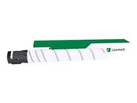 Vysoká výtěžnost - černá - originální - kazeta s barvivem LCCP - pro Lexmark MX910de, MX910dte, MX911dte, MX912dxe