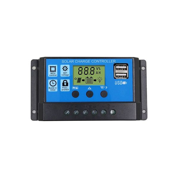 Solární regulátor PWM SY3024H 12-24V/30A+USB pro Pb baterie