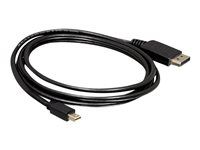 Kabel DisplayPort - Mini DisplayPort s piny (male) do DisplayPort s piny (male) - 2 m