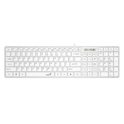 GENIUS Slimstar 126 klávesnice + Copilot bílá