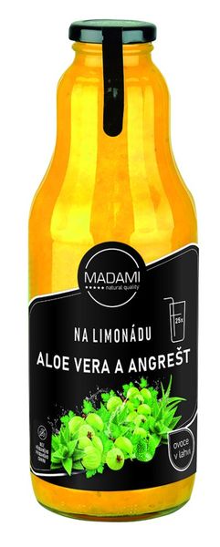Aloe Vera & Angrešt 1 000 ml: ovoce na limonádu