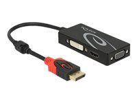 Nástroj pro převod videa - DisplayPort - DVI, HDMI, VGA - černá - maloobchod