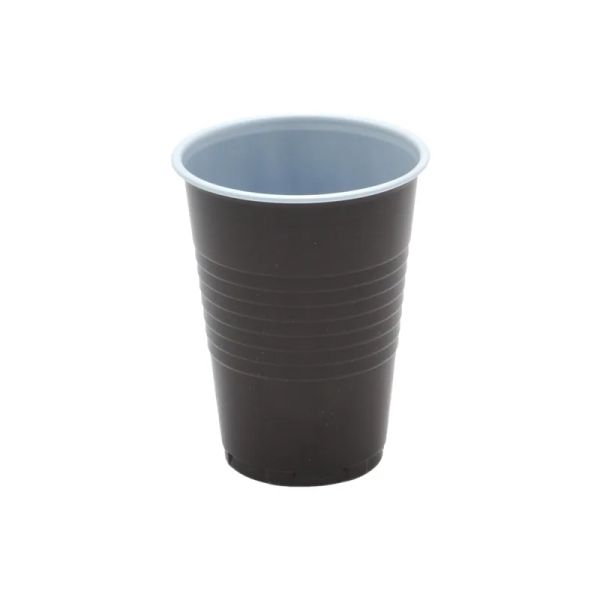 Plastový pohár na kávu 150ml hnědo/bílý (100ks)