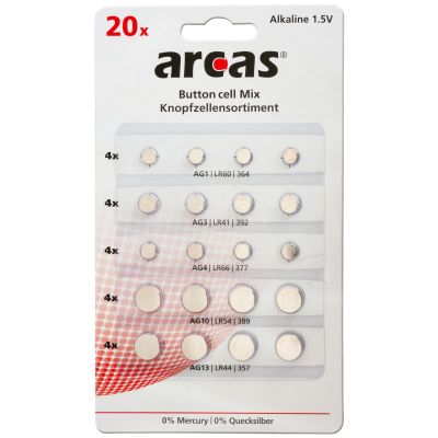 ARCAS Baterie 4xAG1/4xAG3/4xAG4/4xAG10/4xAG13