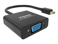 Video adaptér - Mini DisplayPort (M) do HD-15 (VGA) (M) - černá