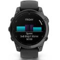 GARMIN fenix E - 47mm, AMOLED, Slate, Black