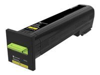 Vysoká výtěžnost - žlutá - originální - kazeta s barvivem LCCP - pro Lexmark CS820de, CS820dte, CS820dtfe