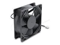 Delock - Ventilátor skríne - axiální - 120 mm - cerná