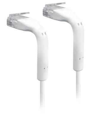 Ubiquiti U-Cable-PATCH-RJ45,Eth Patch Kabel, 0,1m (0,22m s konektory), Cat6, bílý