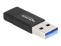 USB adaptér - USB typ A (M) do USB-C (F) - USB 3.2 Gen 2 - 5 V - 3 A - černá