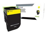 Extra vysoká výtěžnost - žlutá - originální - kazeta s barvivem LCCP - pro Lexmark CX510de, CX510de SPR Columbia, CX510dhe, CX510dthe