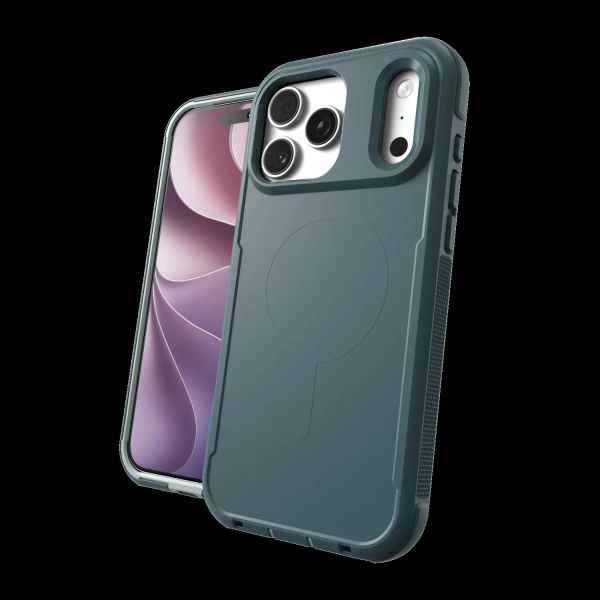 Puzdro Teton Snap s výklopným stojanom a puzdrom na opasok pre Apple iPhone 18 Pro / 17 Pro - Moss