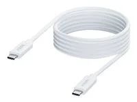 Vision - USB kabel - USB-C (M) do USB-C (M) - USB 3.2 Gen 1 - 3 A - 2 m - podpora režimu DP Alt - bílá