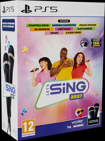 PS5 - Let's Sing 2027 + 2 mikrofóny