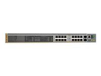 Přepínač - L3 - řízený - 16 x 100/1000/2.5G/5G (PoE+) + 2 x 10 Gigabit SFP+ - obousměrný průtok vzduchu - Lze montovat do rozvaděče