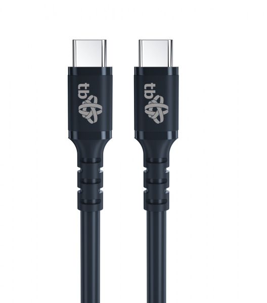 TB USB C - USB C kabel 50cm silicone black
