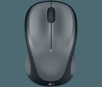 Logitech M235/Cestovní/Optická/1 000 DPI/Bezdrátová USB/Šedá