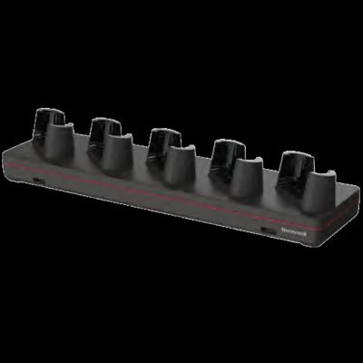 Honeywell CT70 5-bay charging base w/o power cord, up to 5pcs of CT70 with or w/o boot, power supply