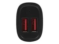 High Power 24W/4.8A - Black - 2-Port USB Car Charger - Charge two tablets at once (USB2PCARBKS) - Napájecí adaptér do auta - 24 watt - 4.8 A - 2 výstupní konektory (USB) - černá - pro P/N: USBLT1MW, USBLT1MWS, USBLT2MBR, USBLT2MW, USBLT30CMW, USBLTM1MBK, USBLTM1MWH