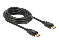 Kabel DisplayPort - DisplayPort (M) do DisplayPort (M) - 5 m - opatřený západkou - černá