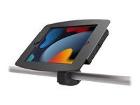 Compulocks iPad 10.2" Space Enclosure Rail Mount - Montážní sada (montáž do ližin, kryt) - pro tablet - uzamykatelný - vysoce kvalitní hliník - cerná - velikost obrazovky: 10.2" - montážní rozhraní: 100 x 100 mm - pro Apple 10.2-inch iPad (7. generace, 8. generace, 9. generace)