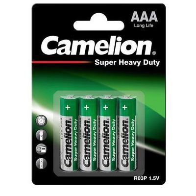 CAMELION Baterie SUPER HD zink-chlorid AAA 4ks R03