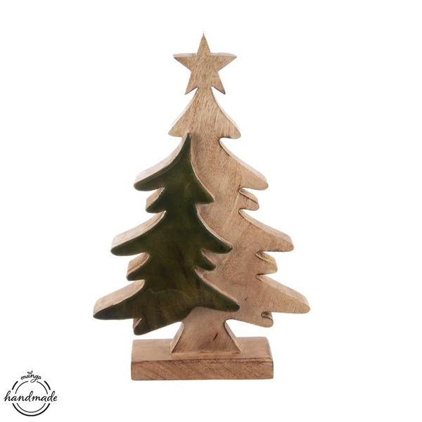 Dekorace z mangového dřeva ORION Tree 37cm