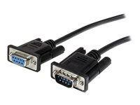 DB9 RS232 Serial Extension Cable - Male to Female Cable (MXT1002MBK) - Sériová prodlužovací šňůra - DB-9 (M) do DB-9 (F) - 2 m - černá - pro P/N: 1P3FPC-USB-SERIAL, IC232TTL, ICUSB2324I, ICUSB232D, ICUSB232V2, SV1108IPPWGB