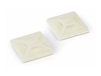 100 Cable Tie Mounts - Adhesive Tape - CBMCTM2