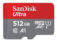 Paměťová karta flash (adaptér microSDXC na SD zahrnuto) - 512 GB - A1 / UHS Class 1 / Class10 - microSDXC UHS-I