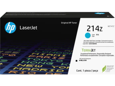 HP W2141Z, cyan toner. kazeta HP LaserJet 214Z