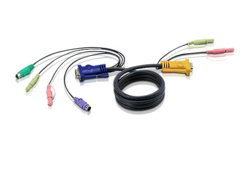 ATEN KVM sdruž. kabel k CS-1732,34,54 PS/2, 1,8m