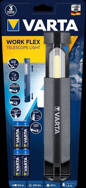Varta Work Flex Telescope Light LED 4xAA