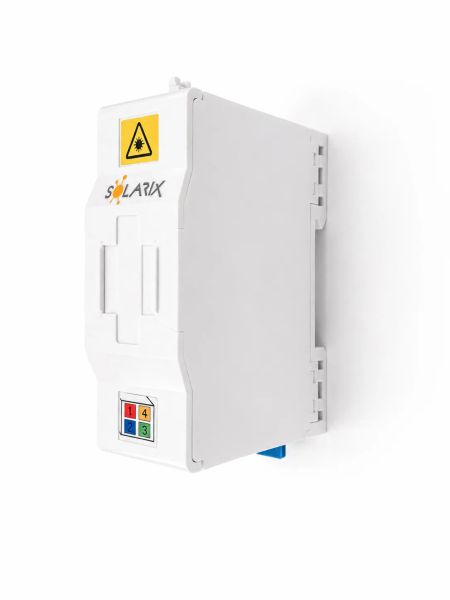 Optický box na DIN lištu pre 4x SC konektory SXOB-SC-DIN-4