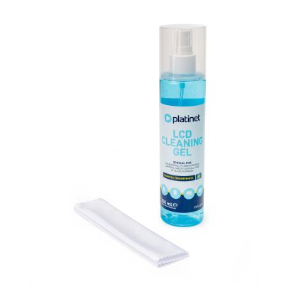 Platinet PFS6255 čistící gel na LCD 250 ml + utěrka z mikrovlákna