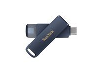 Jednotka USB flash - 128 GB - USB-C / Lightning - metalická modrá