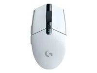 Myš - optický - 6 tlačítka - bezdrátový - 2.4 GHz - bezdrátový přijímač USB - bílá