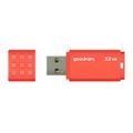 Flash disk GOODRAM USB 3.0 32GB bílo-oranžový