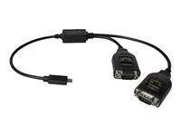 Sériový adaptér - USB-C - RS-232 x 2