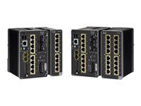 Network Essentials - přepínač - řízený - 8 x 10/100/1000 + 2 x gigabitů SFP - lze montovat na konzolu DIN - DC power